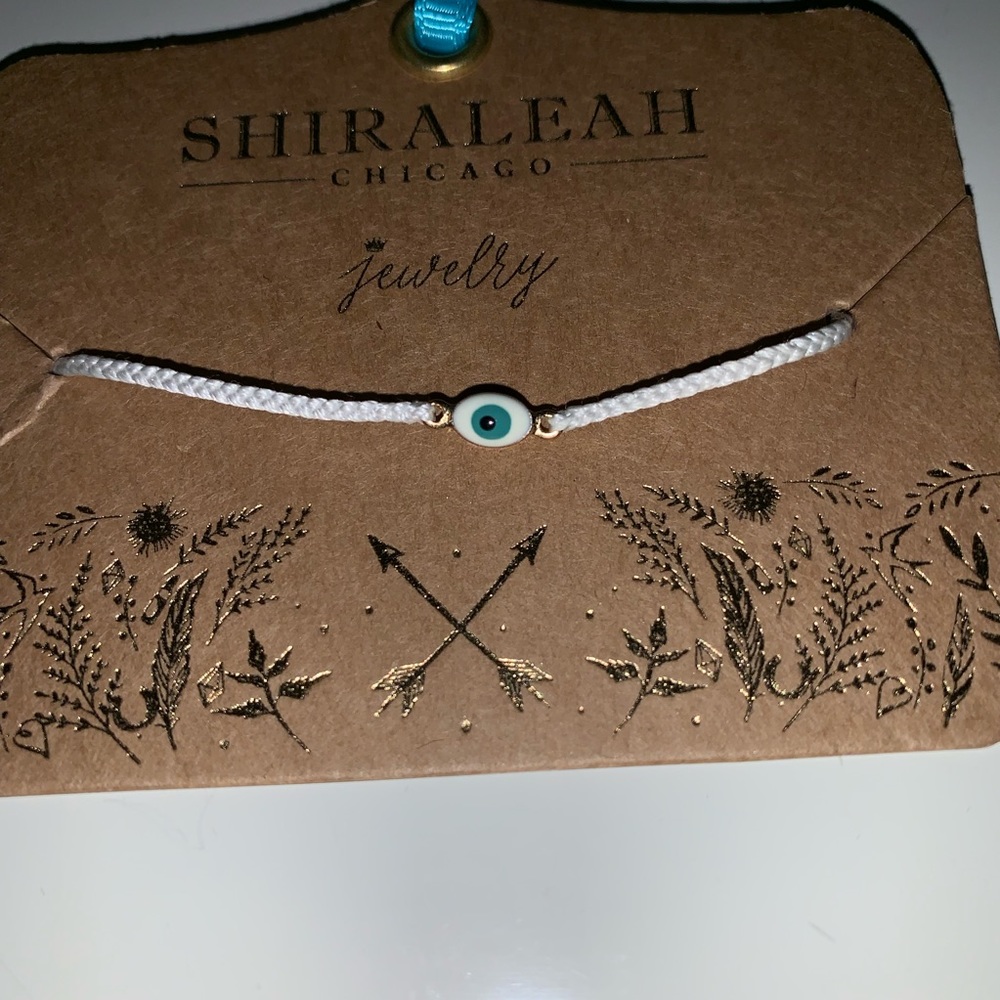 NWT evil eye bracelet white